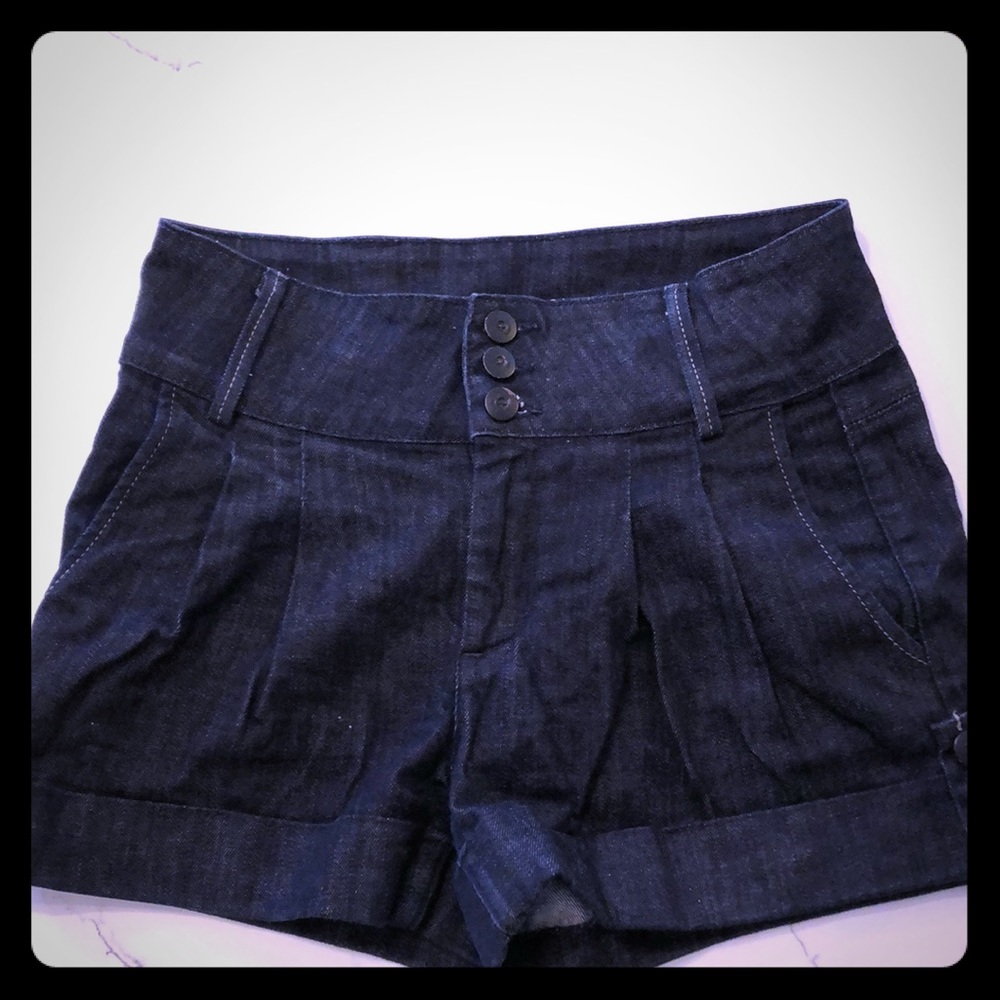 Hudson high waisted jean shorts
